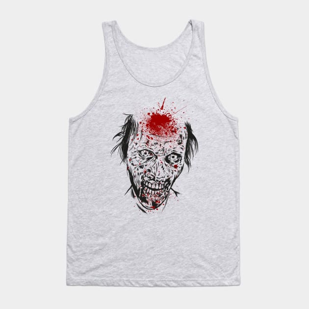 Zombie Headshot Tank Top by BrayInk